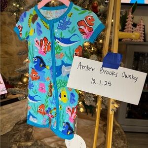 Little Sleepies Disney Nemo’s Reef Shorty Zippy | 6-12 months